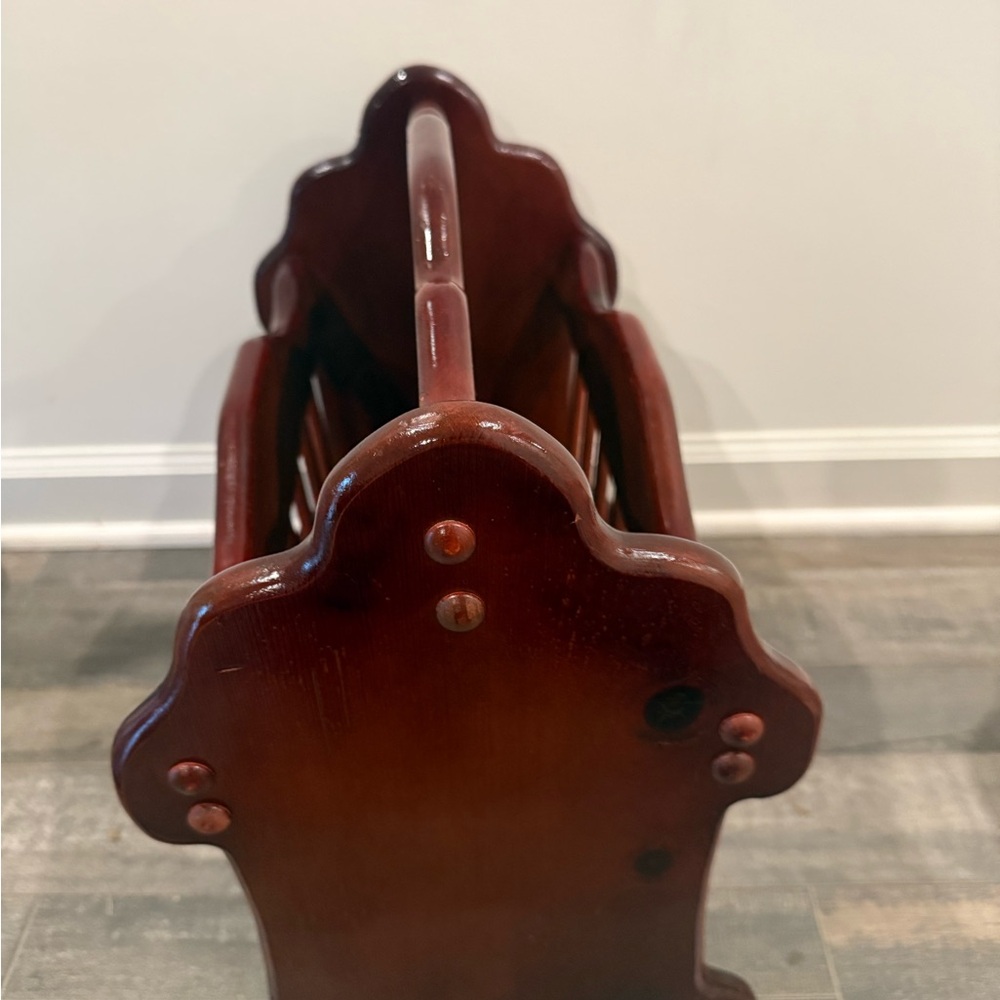 Wooden Magazine Rack - Picture 2 of 3